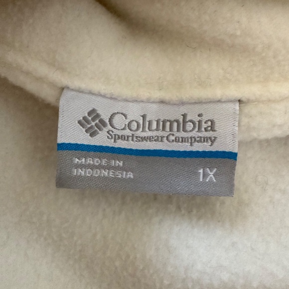 Columbia Women's Polarfleece full-zip jacket sz 1X - Picture 3 of 5